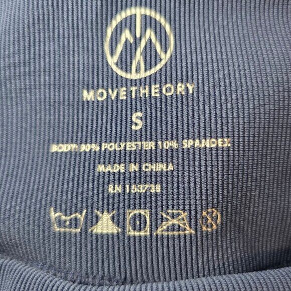 Move Theory Flare Leggings w/ Pockets Blue S - Picture 9 of 9